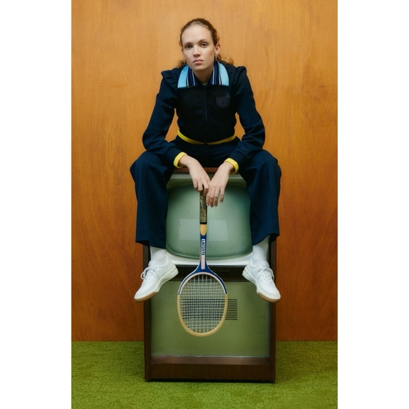 Lacoste x Goop Two-Ply Piqué Jacket - Picture 3 of 7